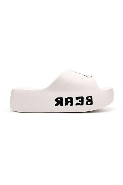 Tmall Women's Slippers, With Platform, Foam, Pd1029, White