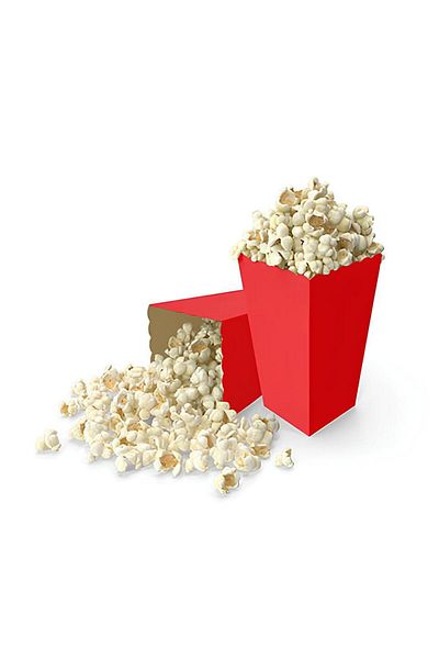KBK MARKET Popcorn Corn Box Red