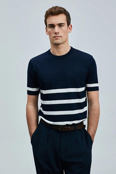 Lufian Ανδρικό πουλόβερ Tiger Modal Blended 111090121