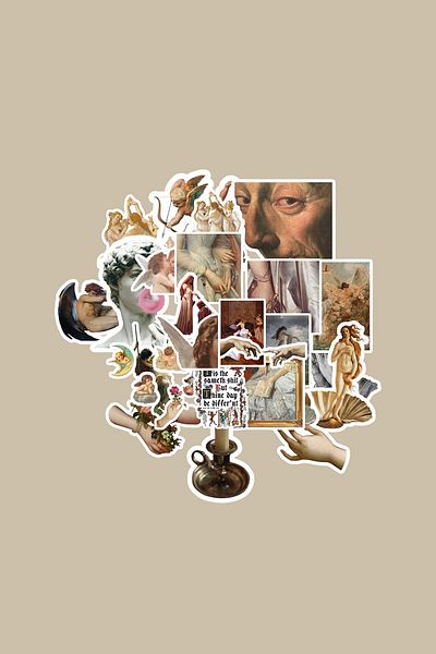 dadi ramba Renaissance Sticker Pack -Bullet Journal -Laptop Sticker Decal