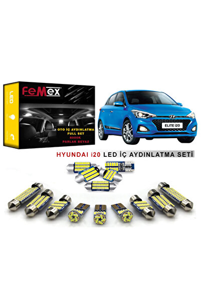 FEMEX Hyundai I20 Led Iç Aydınlatma Ampul Seti Parlak Beyaz
