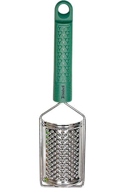 Bisbell Steel Single Grater with Green Handle, Kitchen Utensil,Grater,BB3727