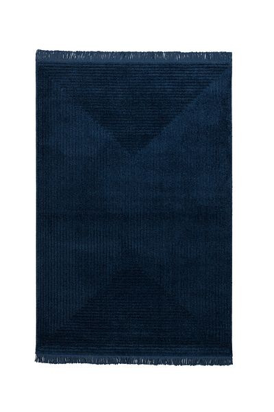 Madame Coco Diane Fransenteppich – Marineblau – 120 x 170 cm