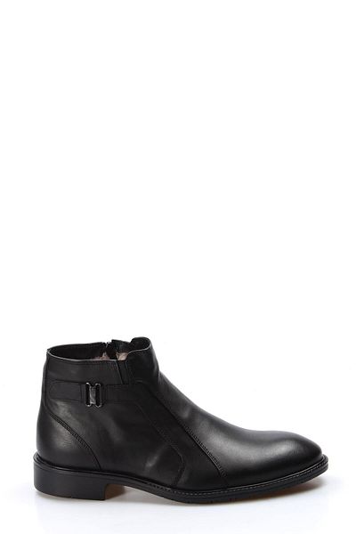 FAST STEP Genuine Leather & Fur Men's Classic Boots 711Kma4020
