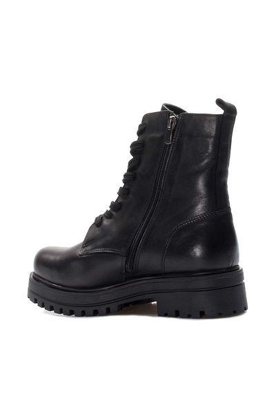 FAST STEP Cizme clasice de damă din piele naturală și blană 757kza21075