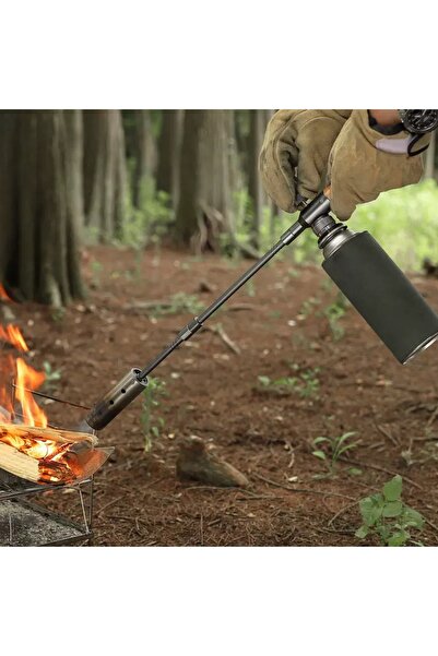 SHUFA Uzatmalı Alev Tabancası – 3 Parça Katlanabilir Torch - Ayarlanabilir Uzunluk, 7500W 900-1200°C