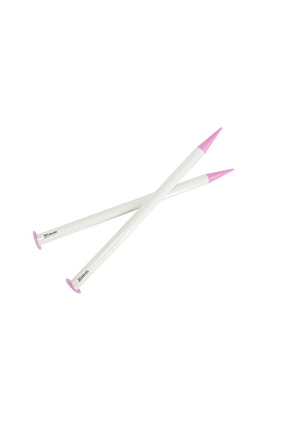 Prestij Boncuk Yeni Model Kalın 40 Cm 20 Mm (20 Numara) Yün Şişi