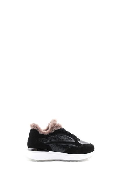 FAST STEP Genuine Leather Furry Women's Casual Shoes 757KZA24503