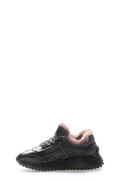 FAST STEP Pantofi casual de damă din piele naturală și blană 136KZA507-1
