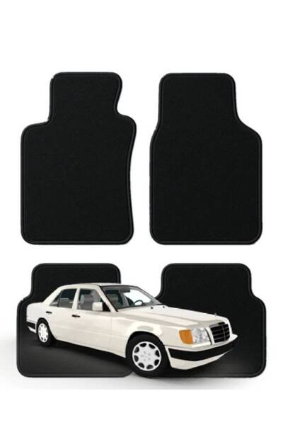 K2 CARPET Mercedes E Serisi W124 Kasa Özel Kesim Tam Uyumlu Lüx Oto Halı Pasp...