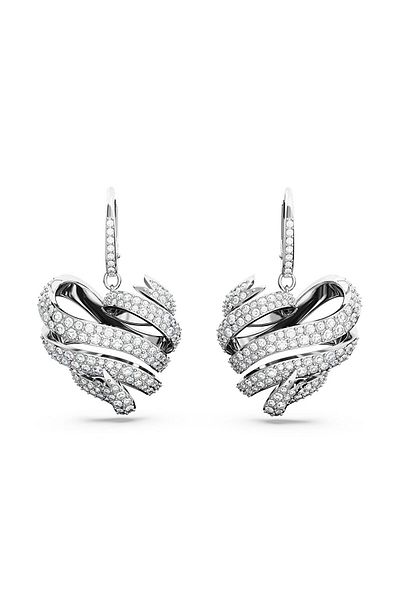 Swarovski 5652029 Earrings Volta:pe Stud Heart Cry/rhs