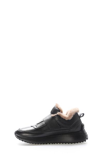 FAST STEP Pantofi casual de damă din piele naturală și blană 136KZA910