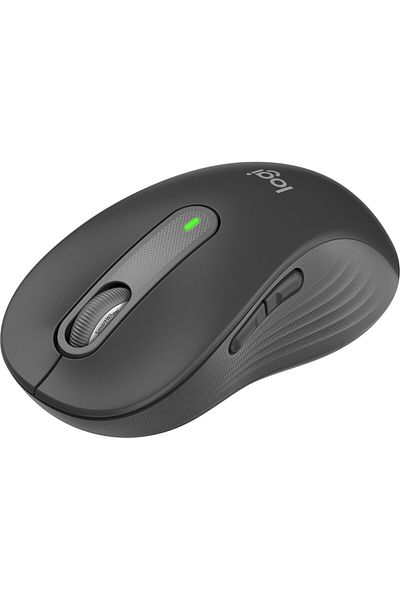 logitech Signature m650 large size silent wireless mouse for right hand - black