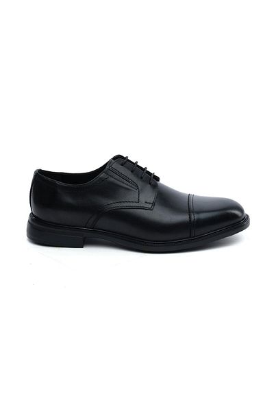 Greyder 64706 Black Genuine Leather Men's Classic Shoes