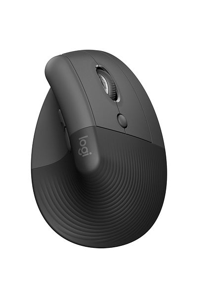 logitech Mouse vertical ergonomic fără fir Lift Silent - negru 910-006473