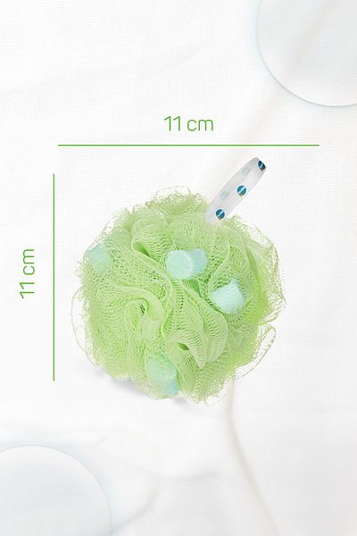 Balmy 2 Pieces of Olive Flower Soap Bath Loofah