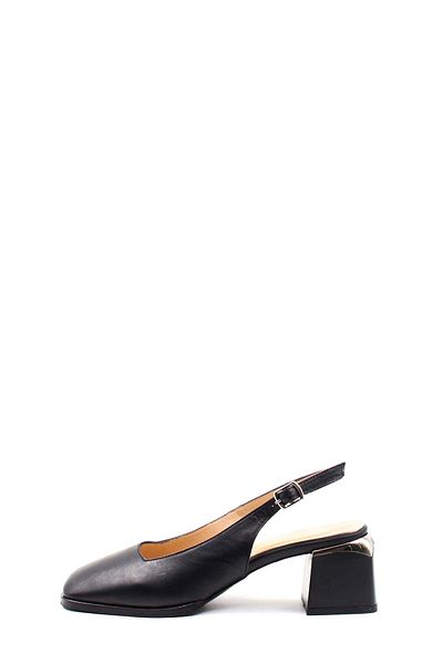 FAST STEP Pantofi de damă din piele naturală cu toc gros 010ZA8558