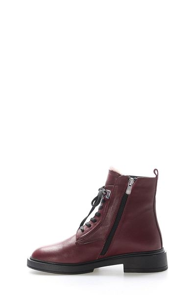 FAST STEP Cizme clasice de damă din piele naturală și blană 916KZA3798