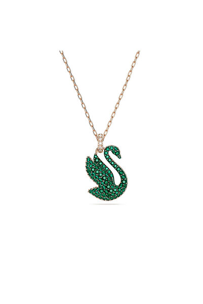 Swarovski 5650067 Kolye Cex Iconic Swan:necklace Pendant Gre/ros