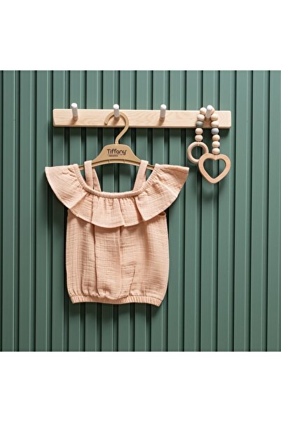 Tiffany Baby Kız Bebek Müslin Theme İp Askılı Tişört