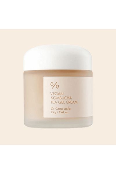 Dr.Ceuracle Face cream with gel texture, Vegan Kombucha Tea Gel Cream, Dr. Ceuracles, 75g
