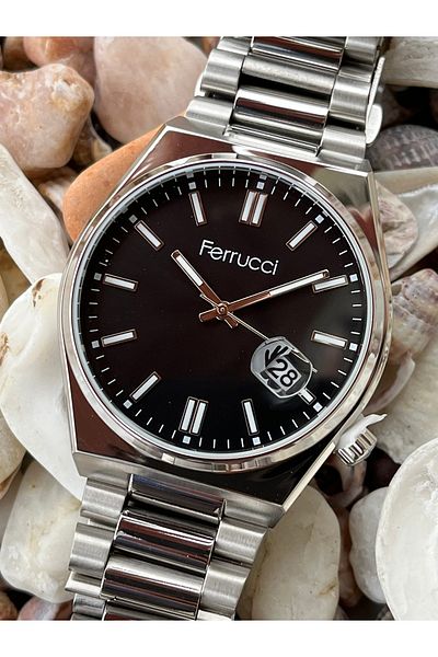 Ferrucci Original Steel New Season Men's Wrist Watch Waterproof Bracelet Gift