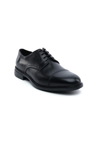 Greyder 64706 Black Genuine Leather Men's Classic Shoes