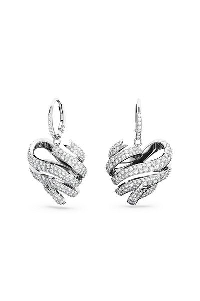 Swarovski 5652029 Earrings Volta:pe Stud Heart Cry/rhs