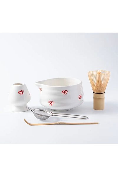 Ozz Hediyelik Bow Matcha Set