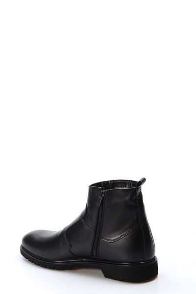 FAST STEP Genuine Leather & Fur Men's Classic Boots 711Kma213