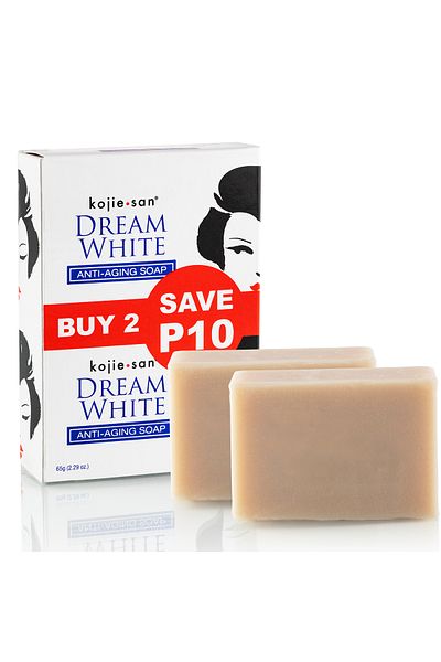 Kojie San Dream White Skin Whitening Anti Aging Soap 2X65Gr
