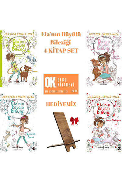 TÜRKİYE İŞ BANKASI KÜLTÜR YAYINLARI Ela’nın Büyülü Bileziği Serisi / 4 kitap ...