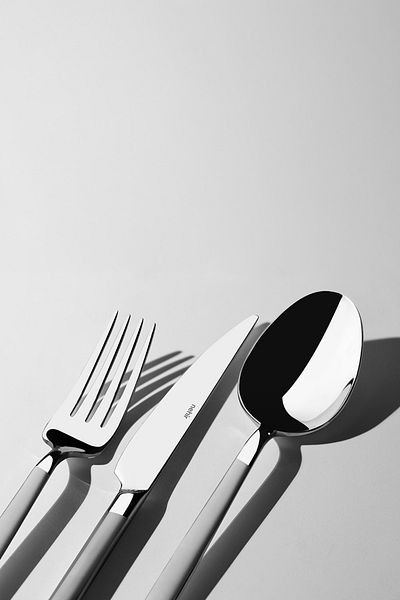 Nehir Dalyan Satin - 84 Pieces Leather Boxed Fork Spoon Knife Set for 12 People