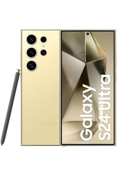 Samsung Galaxy S24 Ultra, 256GB, Yellow, 12GB RAM, Android Smartphone, 200MP Camera (International V