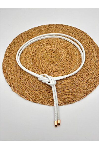 Desre Moda Curea de frânghie cu noduri pentru femei, centură pentru haine, centură pentru cămașă,