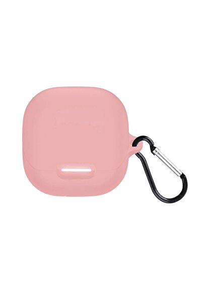 Microsonic Soundcore Liberty 4 NC Kılıf Askılı Mat Silikon Pembe