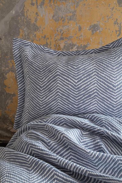 Apricitas HOME Double Bed Cover Set Marty Indigo - Bed Cover