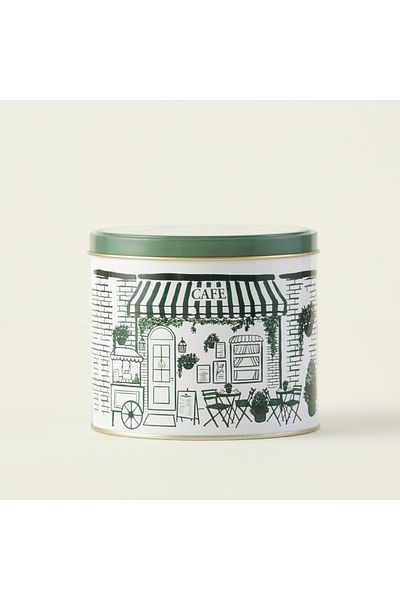 Bella Maison Scene Ceramic Set of 2 Coffee Cups Green (105 Cc)