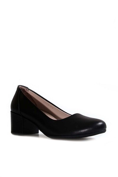 FAST STEP Pantofi de damă din piele naturală cu toc gros 889za5370