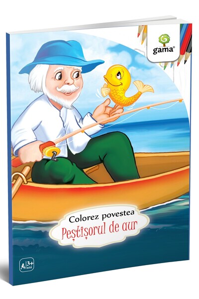 Gama Peștele auriu Colorează povestea