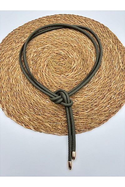 Desre Moda Knot Detailed Rope Belt Women's Belt, Jacket Belt, Shirt Belt,