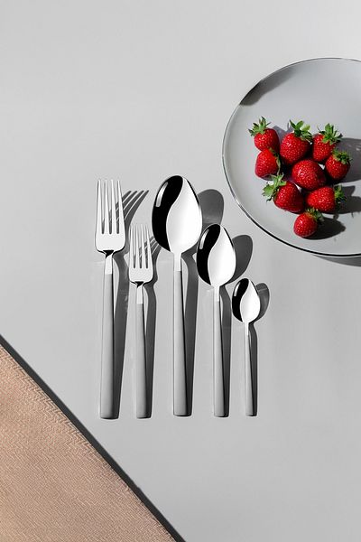 Nehir Dalyan Satin - 60 Pieces Fork and Spoon Set for 12 People