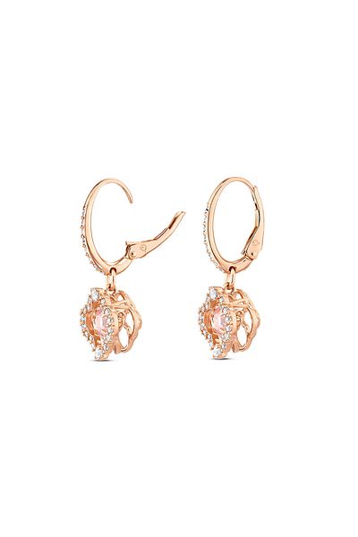 Swarovski 5516477 SparKling Earrings - DC-PE Clover Czmo-Ros