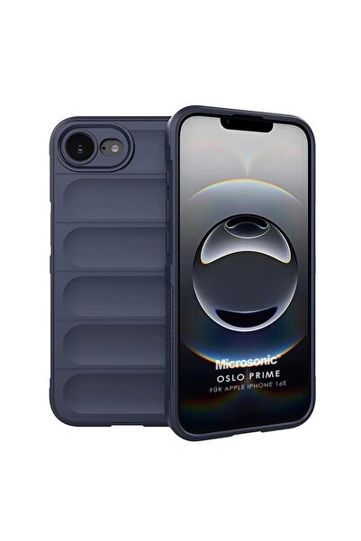 Microsonic Apple iPhone 16e Kılıf Oslo Prime Lacivert