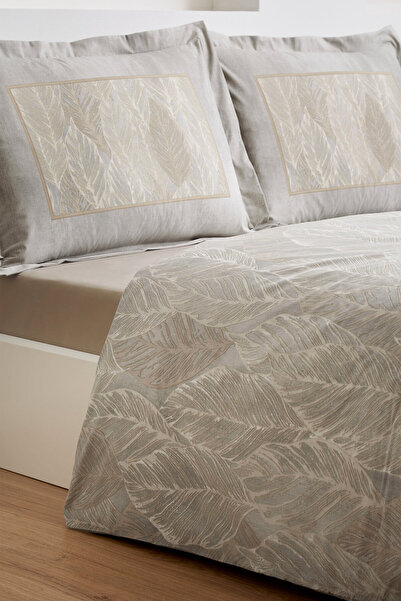Özdilek Özdilek Folha De Ouro Single Duvet Cover Set