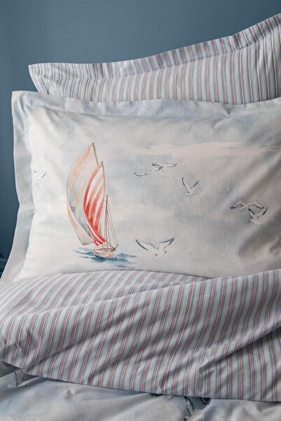 Apricitas HOME Tek Kişilik Jonathan Mavi Pike Takımı