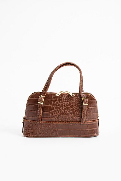 NBİBAGS Long Strap Croc Clucth Tiret Women's Hand and Shoulder Bag