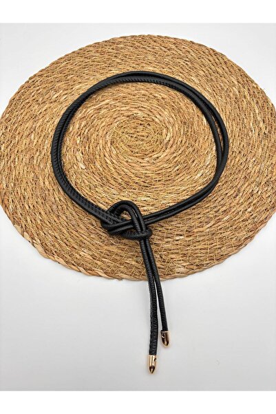 Desre Moda Düğüm Detaylı İp Kemer Kadın Kemeri,Ceket Kemeri,Gömlek Kemeri,