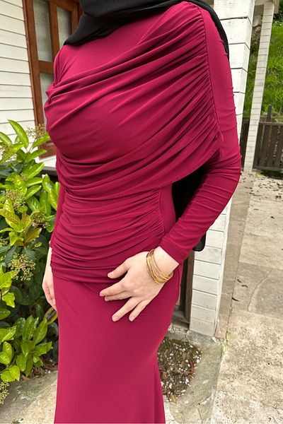Ovn. Φόρεμα Anya - Claret Red