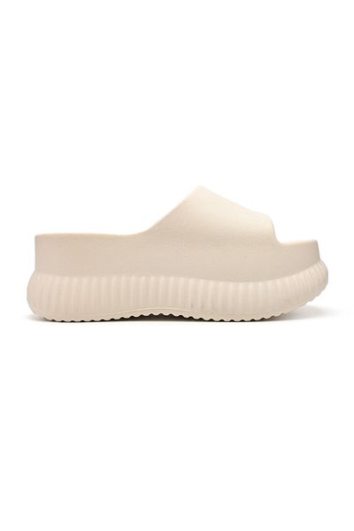 Tmall Women's Casual Slippers, Foam, Lightweight, Sa37, Beige